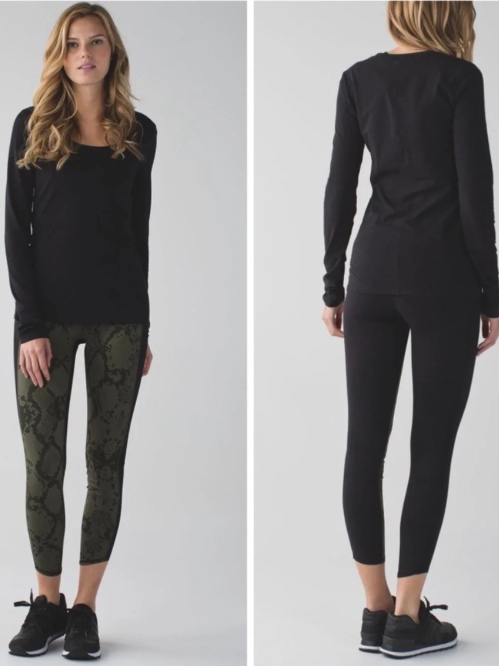 Lululemon Beyond Boundaries Pant in Black / Ziggy Snake Butter Pink Black Size 6